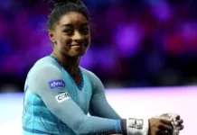 Simone Biles: la gimnasta estadounidense es la primera mujer en conseguir el salto más difícil en una competencia mundial
