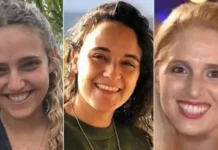 Quiénes son las 3 rehenes israelíes liberadas por Hamás tras el inicio del alto el fuego en Gaza