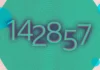 Por qué el 142857 es un número mágico que fascina a los matemáticos desde hace siglos