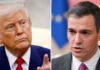 Trump anuncia que cortará «todo el comercio con España» por la negativa de Pedro Sánchez a que EE.UU. use sus bases militares contra Irán