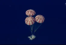 Las imágenes del riesgoso y emotivo retorno de los astronautas de Artemis II a la Tierra