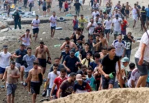 «La situación está fuera de control»: España moviliza al ejército ante el cruce de más de 50.000 migrantes desde Marruecos a Ceuta; al menos 41 muertos