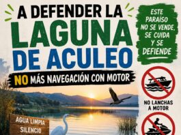 Activista defensa de la laguna..la entrevistaron en el reportaje de canal 13 ojalá la saquen al aire….estamos preparando una feroz campaña para defender la laguna de aculeo
